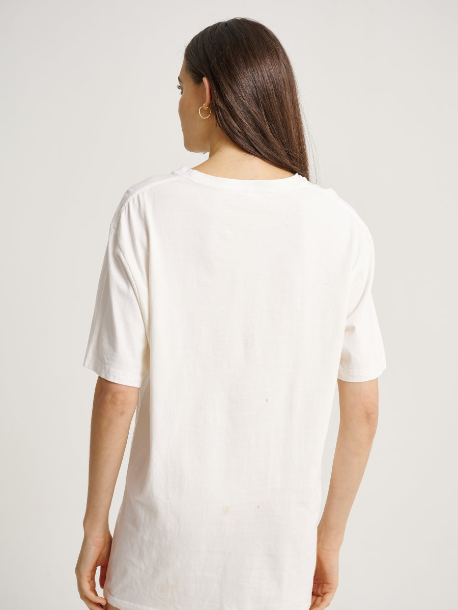 Minimal Eco Print Ferns Plant Feather Pattern Short Sleeves T-shirt