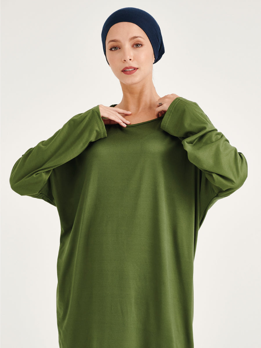 Green Elya Long Sleeved Blouse