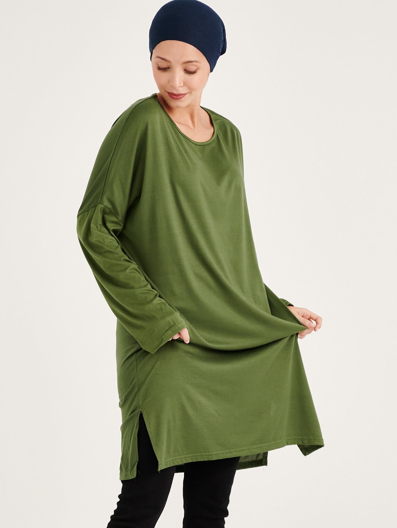 Green Elya Long Sleeved Blouse