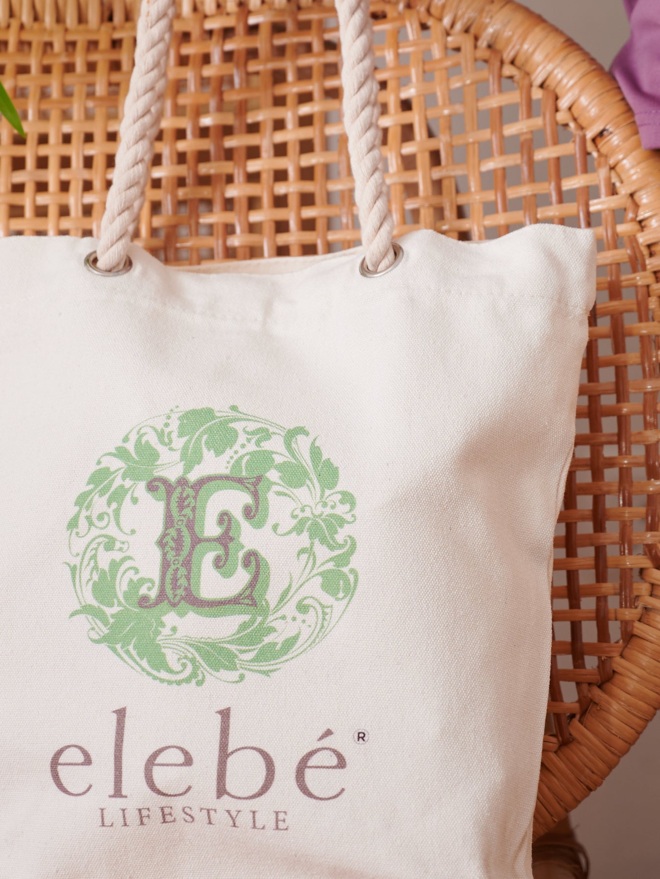Small White Canvas Bag