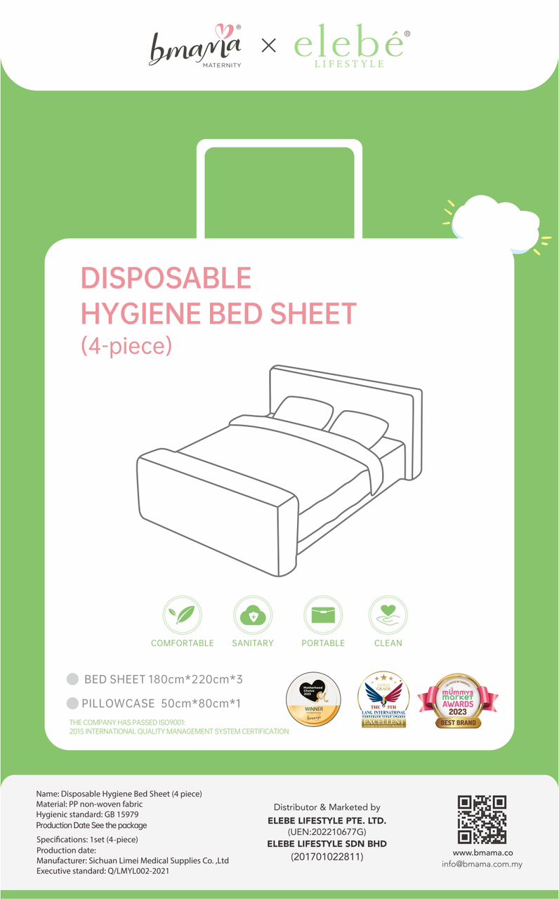 Disposable Bed Sheet with Pillowcase