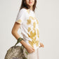 Handbag Dirty Green Eco Print Scattered Patten