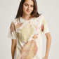 Jati Balance Pattern Eco Print Short Sleeves T-shirt