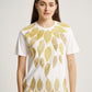 Brown Cherry Kampung Eco Print Short Sleeves T-shirt