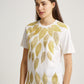 Brown Cherry Kampung Eco Print Short Sleeves T-shirt