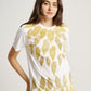 Brown Cherry Kampung Eco Print Short Sleeves T-shirt