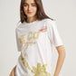 Green Eco Word Jarak Eco Print Short Sleeves T-shirt