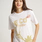 Green Eco Word Jarak Eco Print Short Sleeves T-shirt