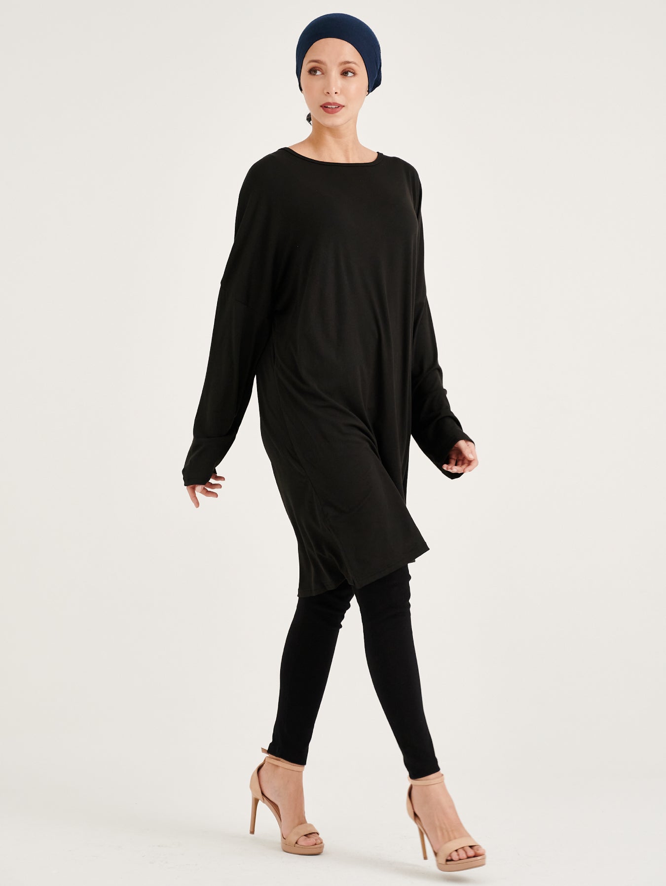 Black Elya Long Sleeved Blouse