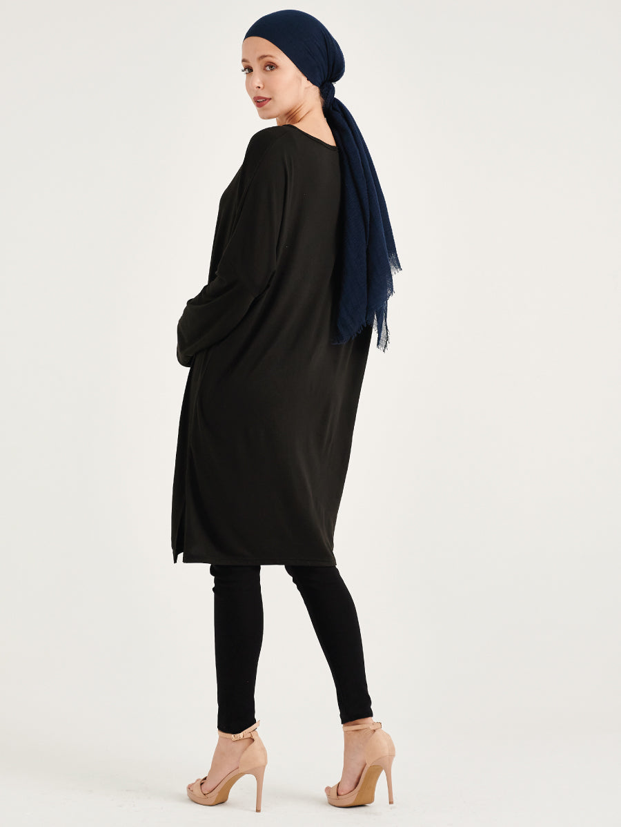 Black Elya Long Sleeved Blouse