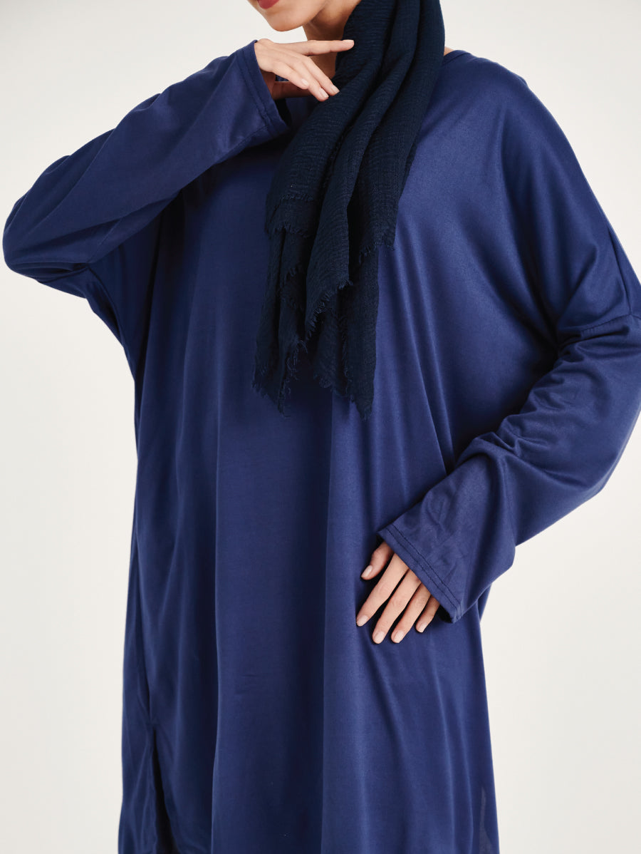 Navy Elya Long Sleeved Blouse