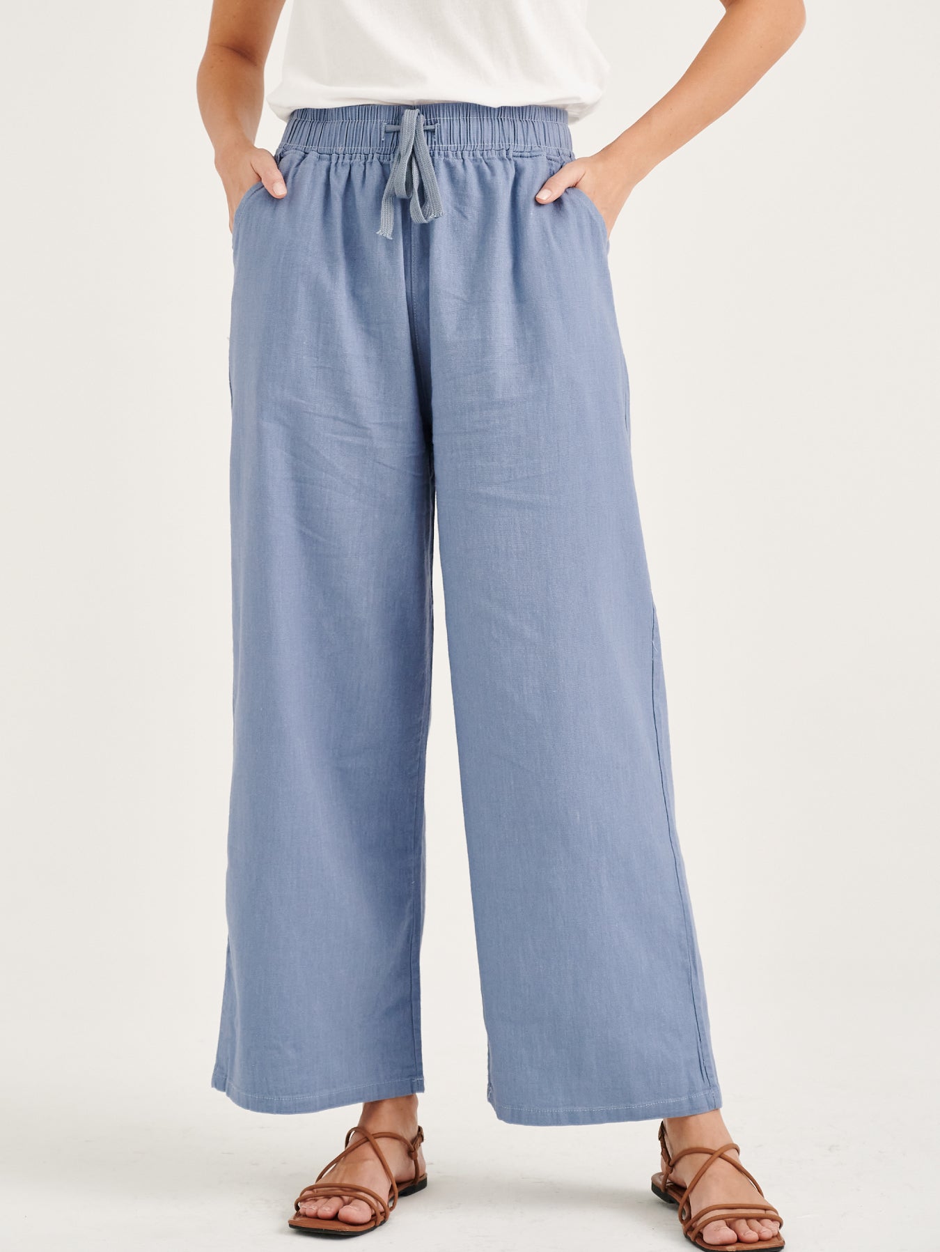 Sofea Cotton Linen Pants Set