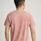 Pink Tie Dye  Secang Plant Double Square Ice Cream Stick Pattern Men Short Sleeve T-shirt