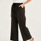 Charcoal Black Cotton Linen Pants