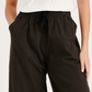Charcoal Black Cotton Linen Pants