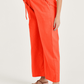 Red Sofea Cotton Linen Pants