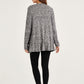 Grey Cozy Knit Cardigan with Side Pocket