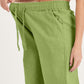 Green Sofea Cotton Linen Pants