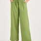 Green Sofea Cotton Linen Pants