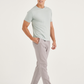 Light Grey Cotton Linen Mens' Relax Pants